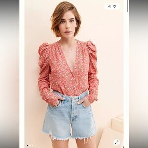 AFRM Danna Surplice Bodysuit